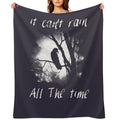 Men Women The Crow Halloween Gifts For Music Fans Sustainable Throw Blanket