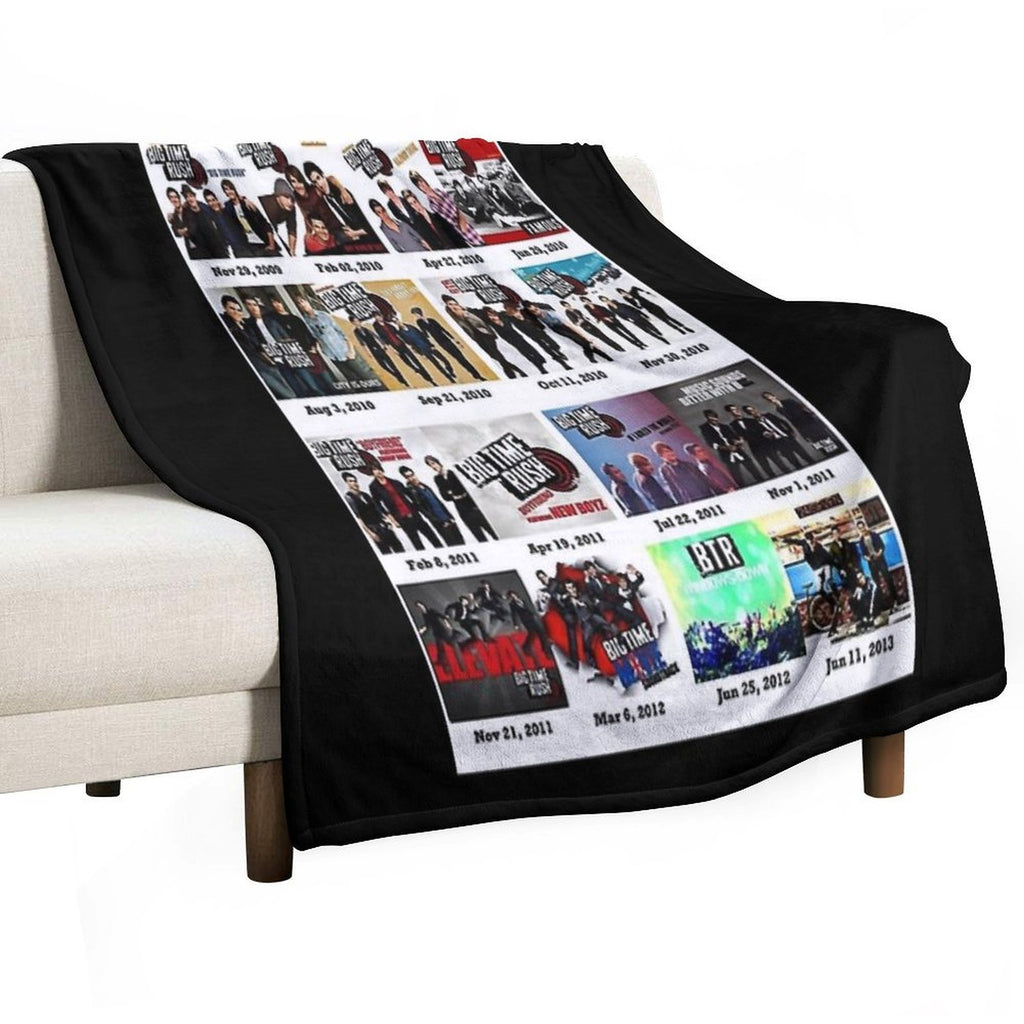 Band Famous Pictures Logo Poster Shrink-resistant Throw Blanket