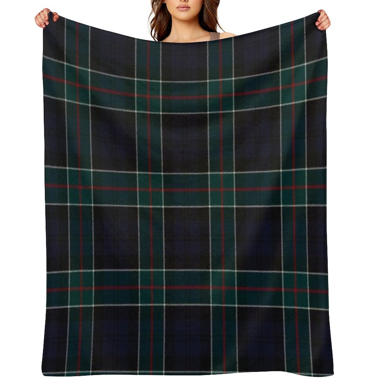 Colquhoun Scottish Tartan Travel-friendly Throw Blanket
