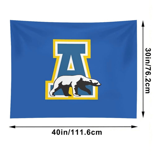 Alaska University Fans Art Tapestry
