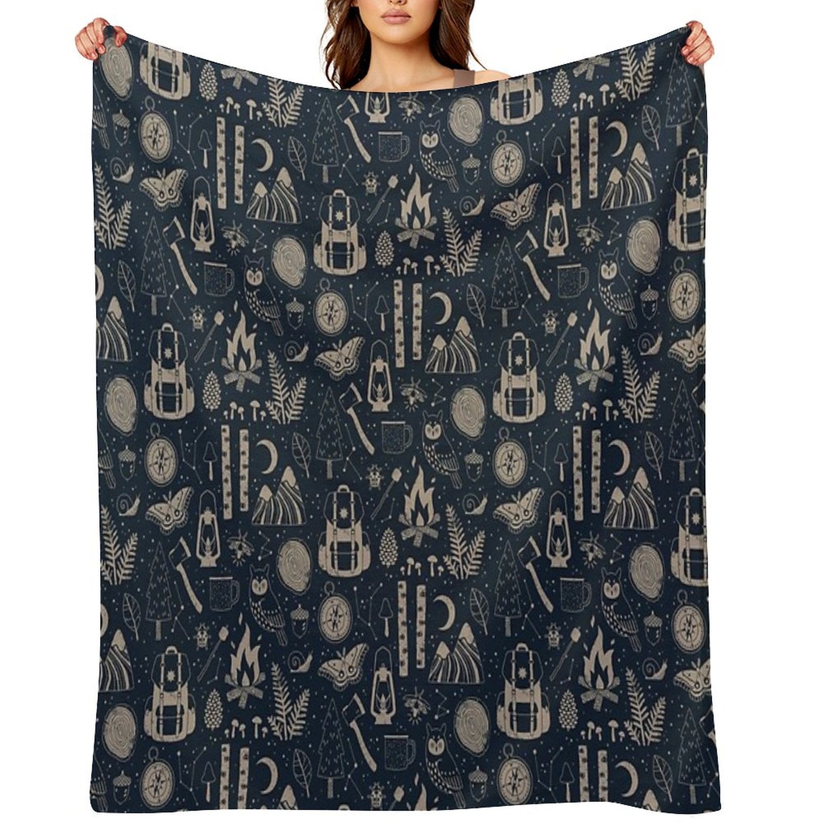 Into The Woods Shrink-resistant Throw Blanket