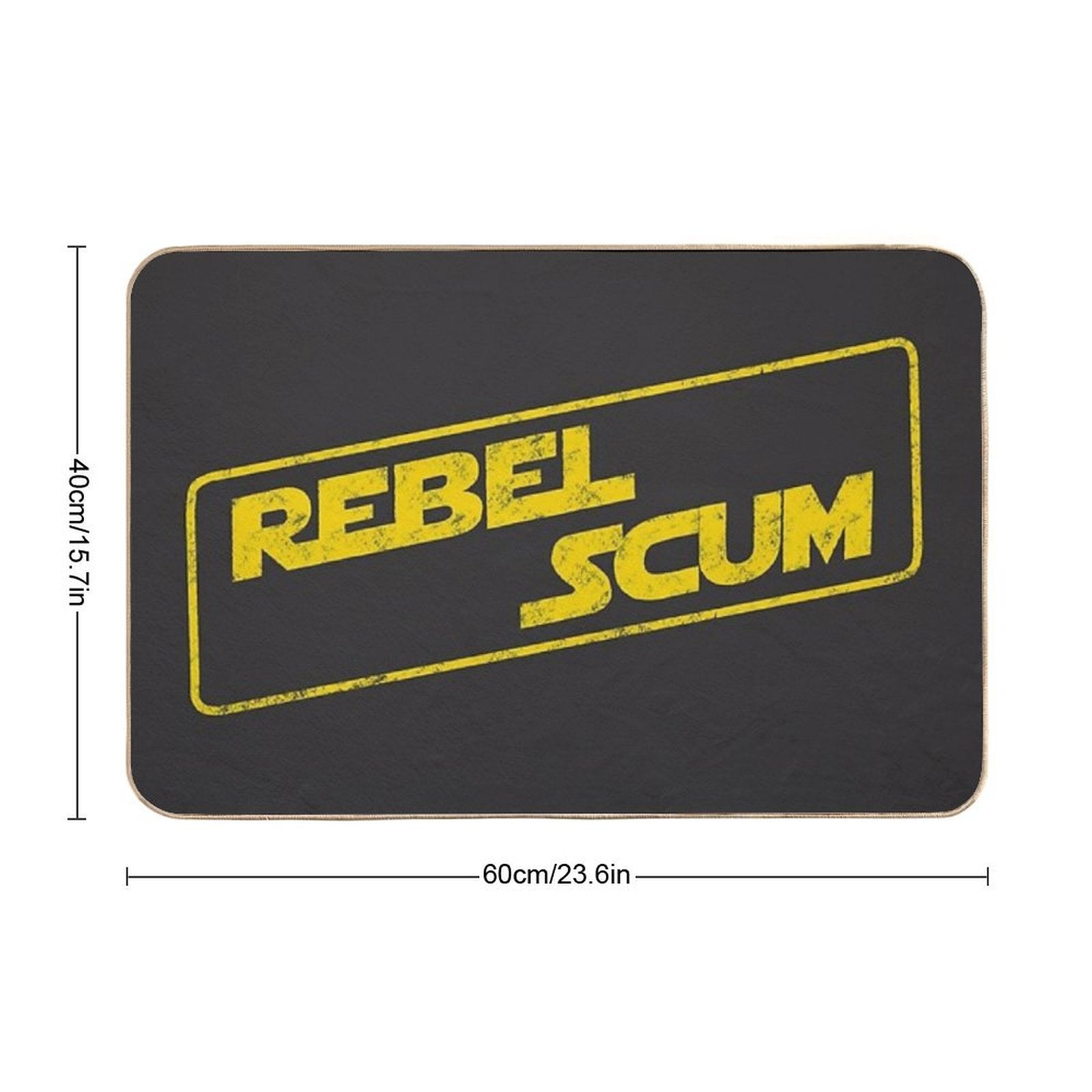 Rebel Scum  Rapid-Drying Bath Mat