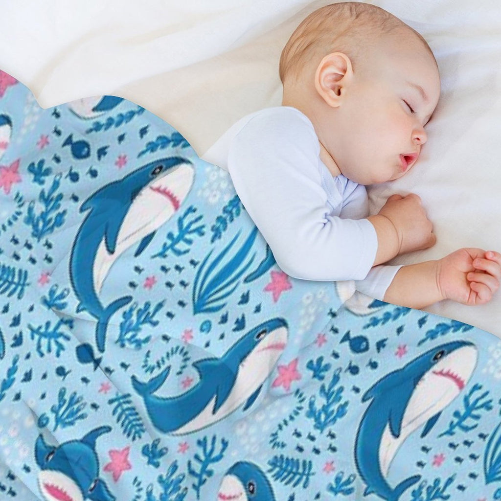 Blahaj Shark Velvety-soft Throw Blanket