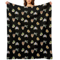 Bugsnax Best Of Bugsnax Pack For Fans Sustainable Throw Blanket