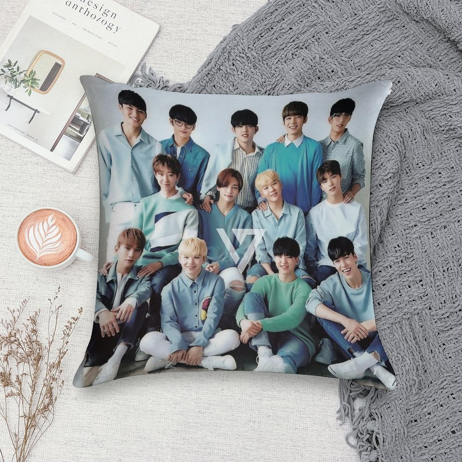 Seventeen Soft Ultra-Soft Texture Throw Pillow
