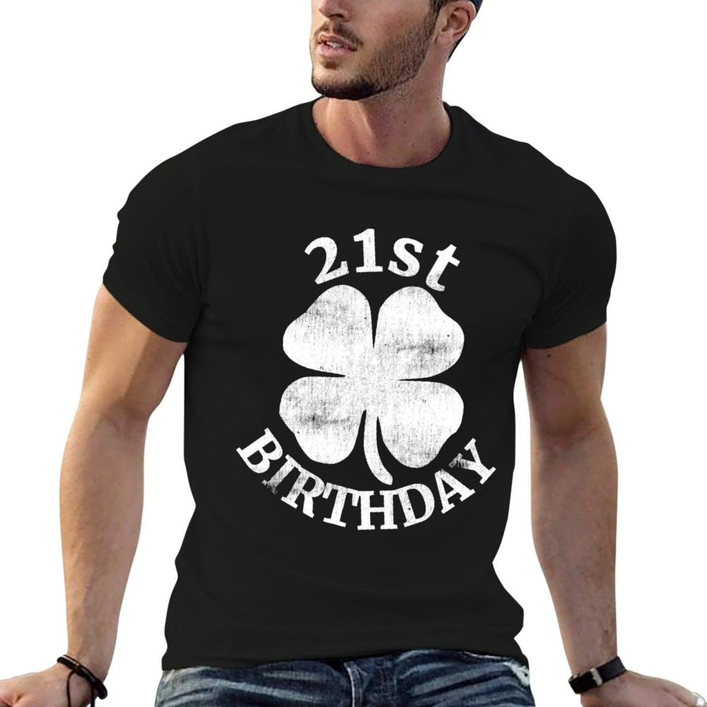 21st Birthday St. Patrick's Day Party Beer Gift  Summer-ready Fabric T-Shirt