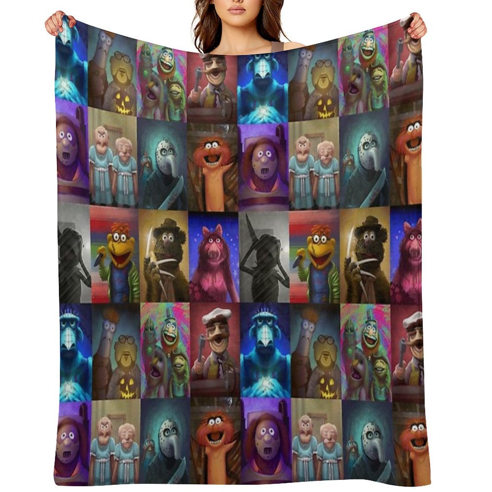 Muppet Maniacs Series 1 Plush Throw Blanket
