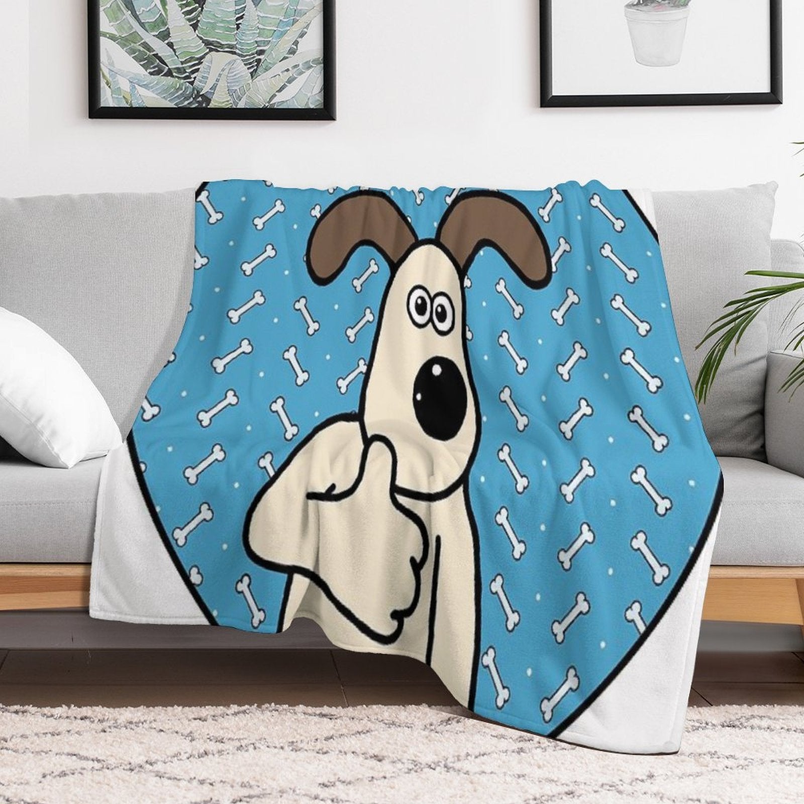 Gromit Shrink-resistant Throw Blanket
