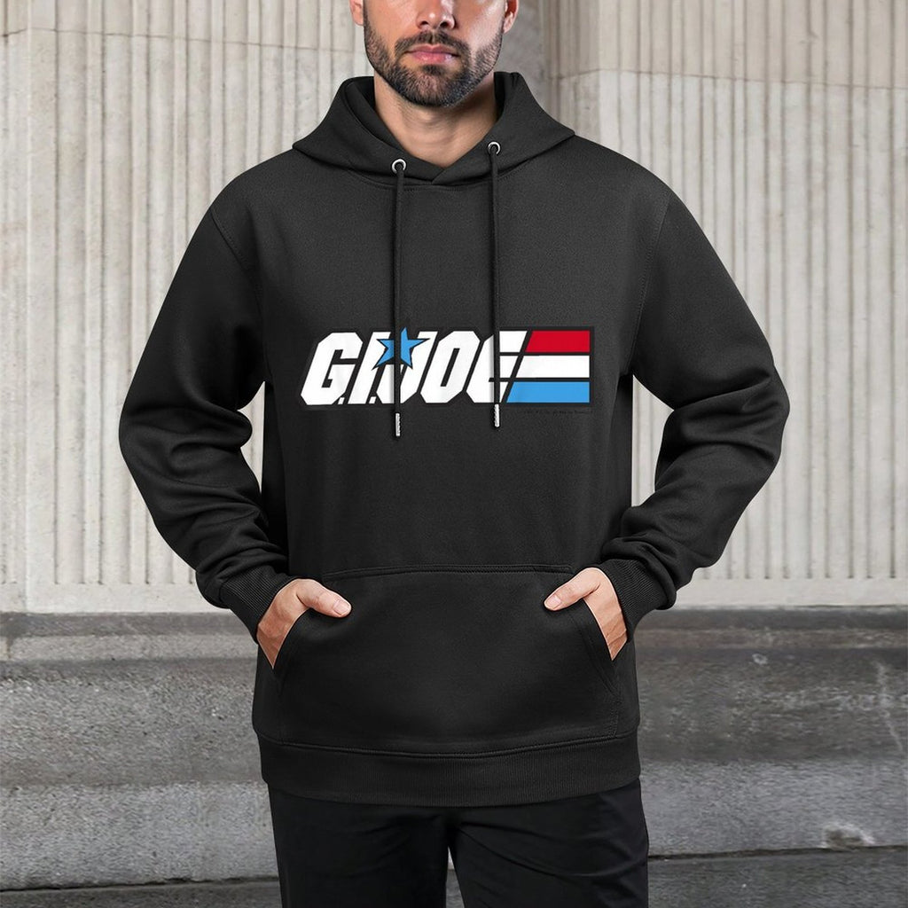 G.I. Joe American Hero Red White  Blue Simple Logo Moisture-Wicking Hoodie