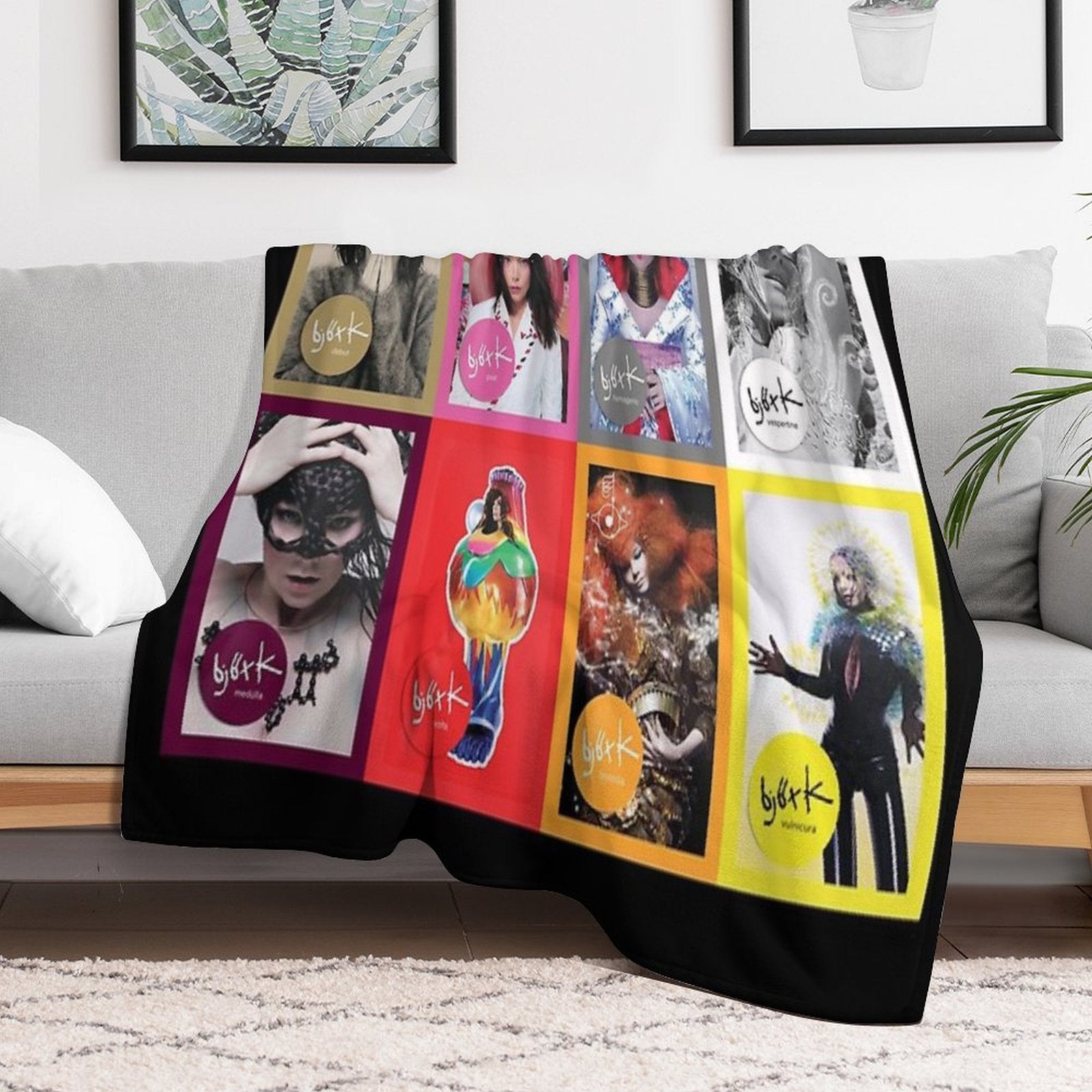 Bjork Studio Albums Anti-pilling Throw Blanket