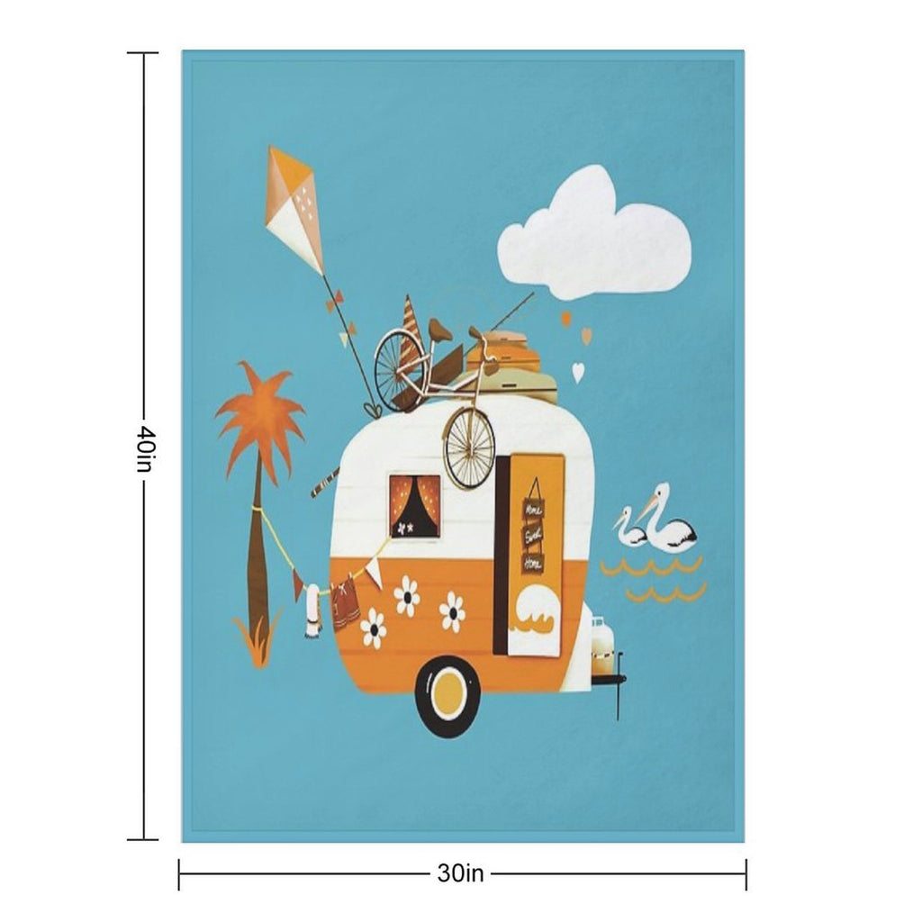 Caravan Durable Throw Blanket