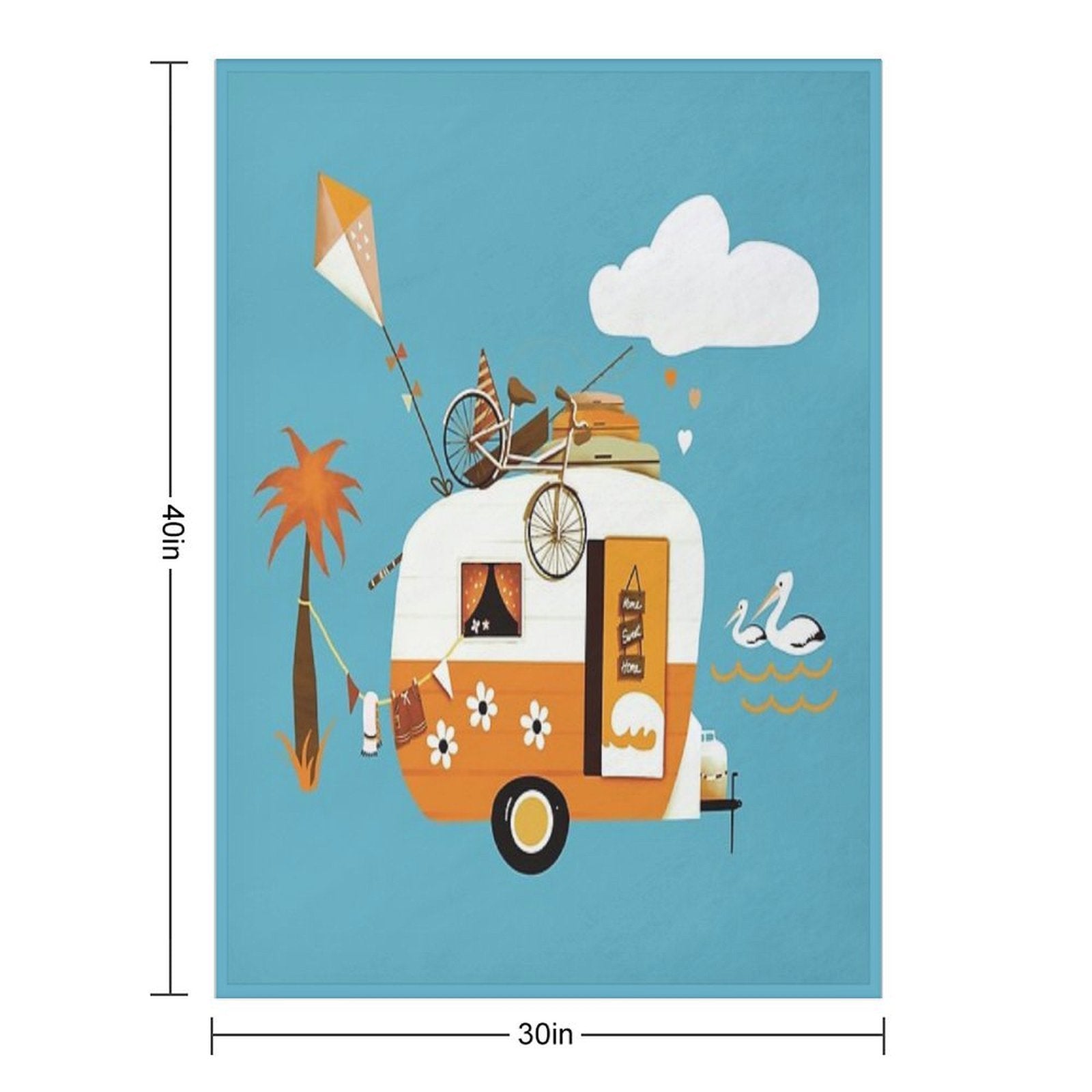 Caravan Durable Throw Blanket