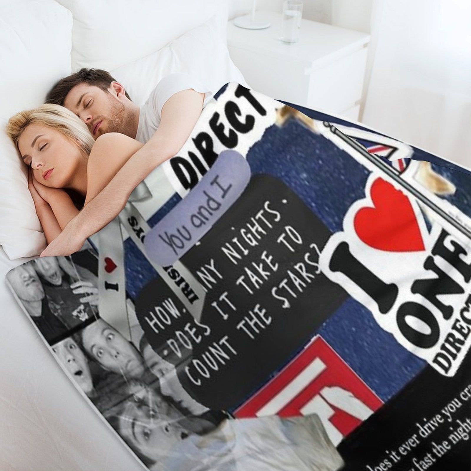 One Direction Easy Care Throw Blanket