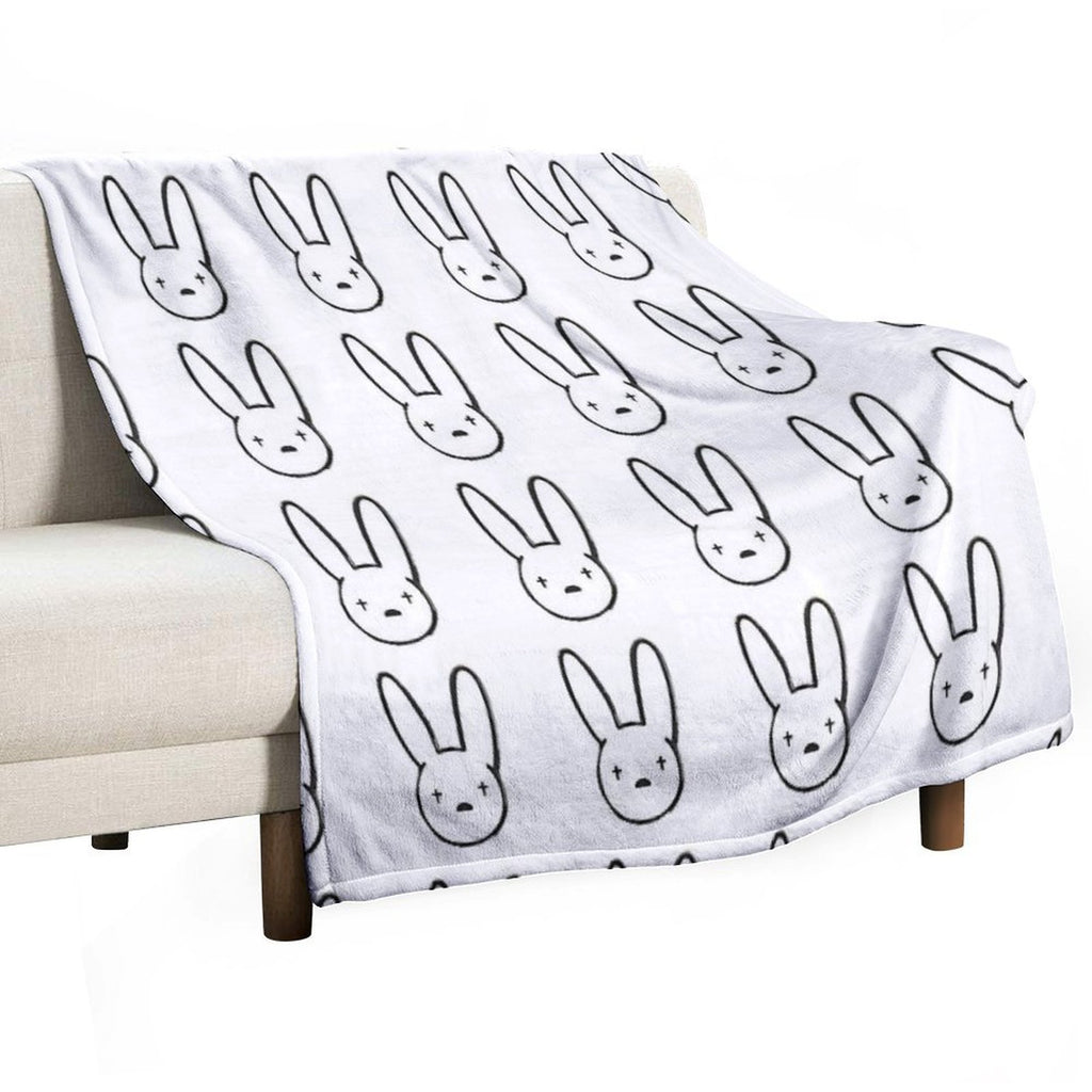 Bad Bunny Gift-ready Throw Blanket