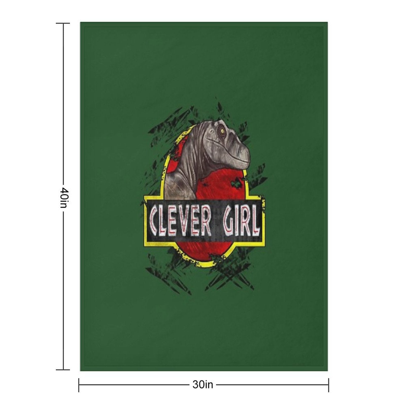 Clever Girl All-season Throw Blanket
