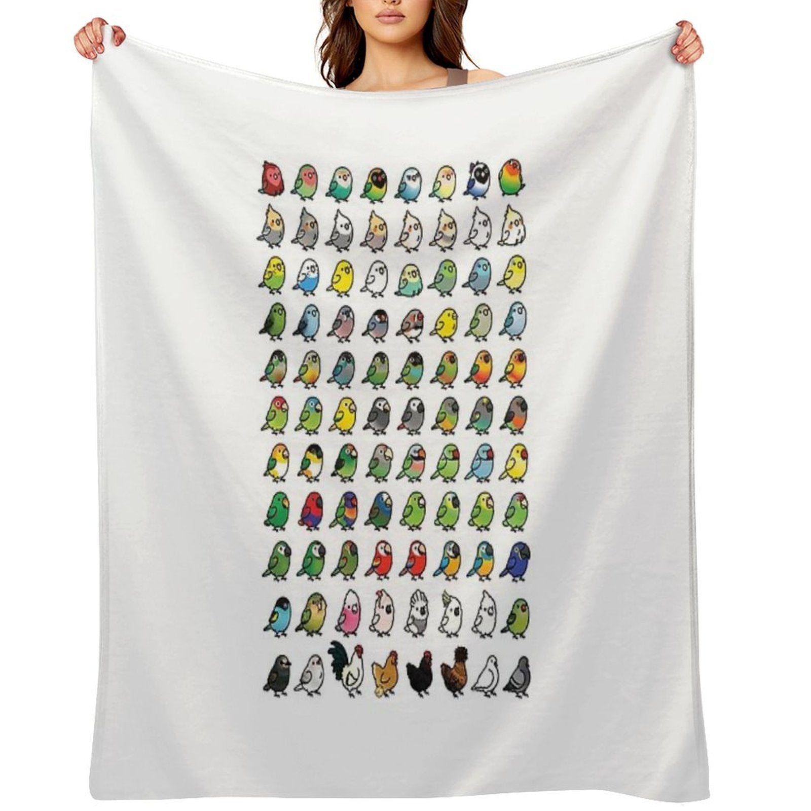 Everybirdy Collection Gift-ready Throw Blanket