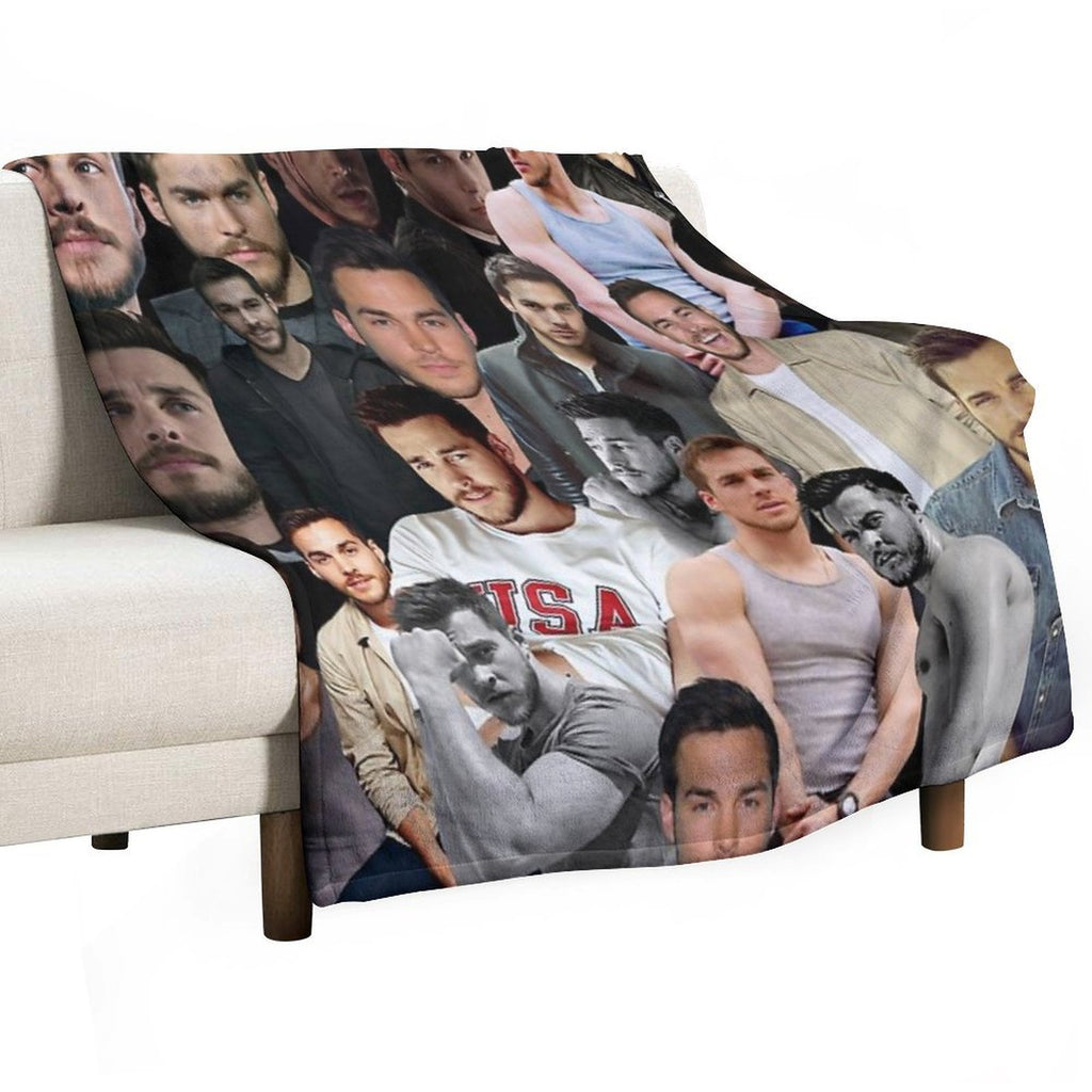 Kai Parker Photo Collage All-season Throw Blanket