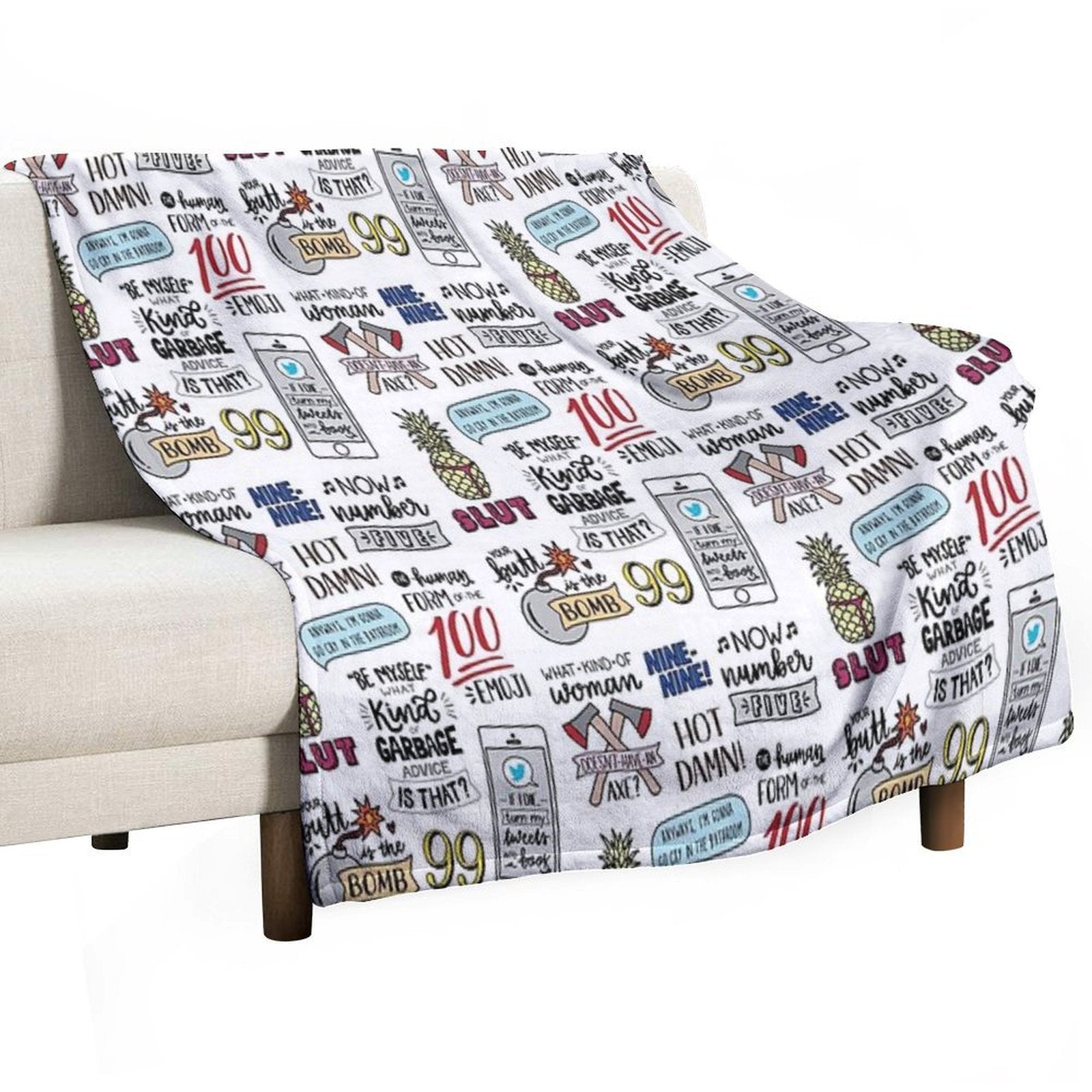 Brooklyn Nine Nine  Version 2  TV Show Art Versatility Throw Blanket