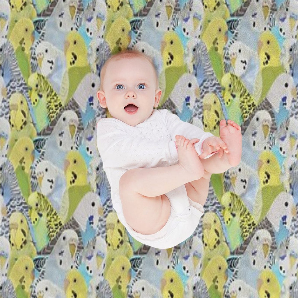 Budgie Parakeets All-season Throw Blanket