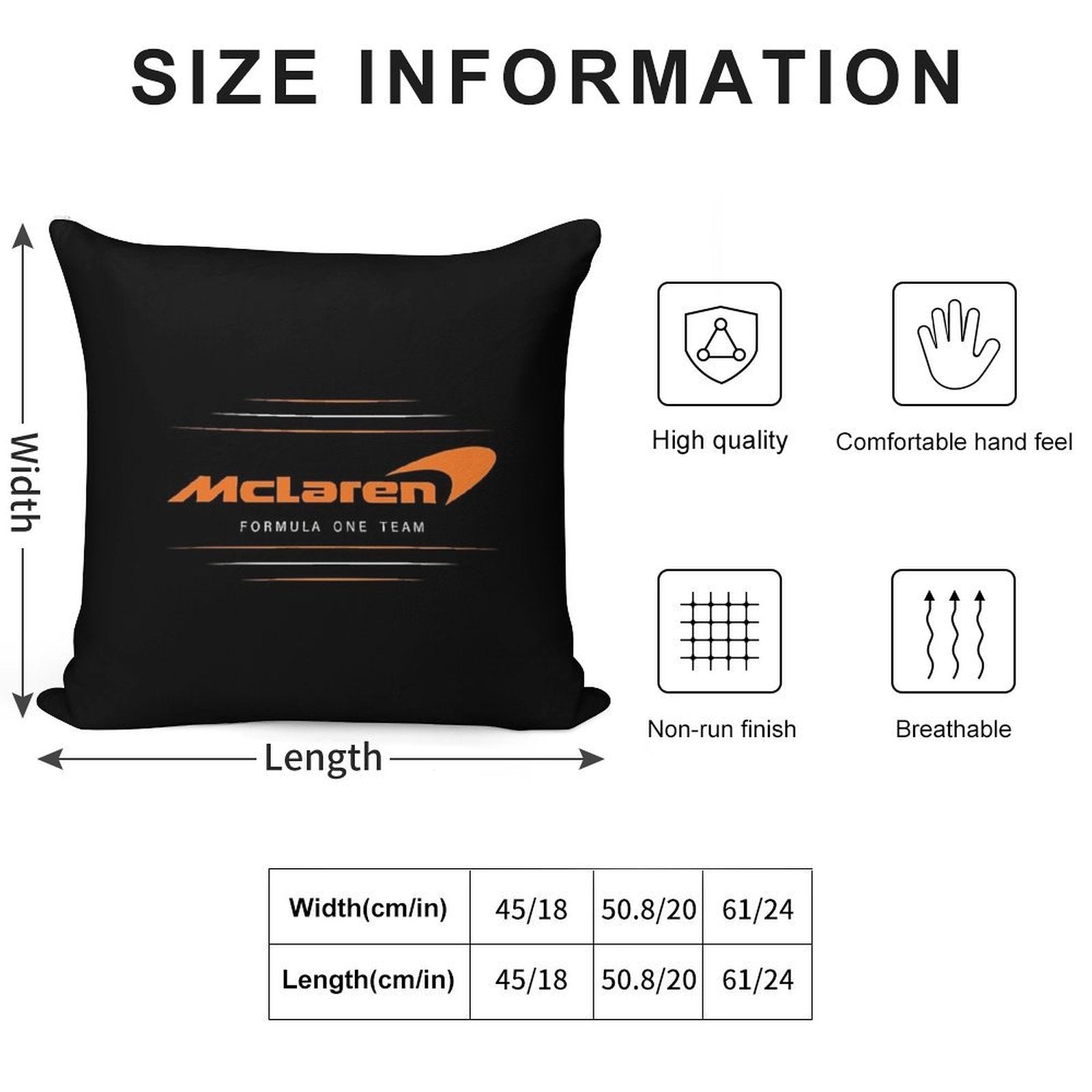 British Motor Racing Team Soft High-Density Material Throw Pillow