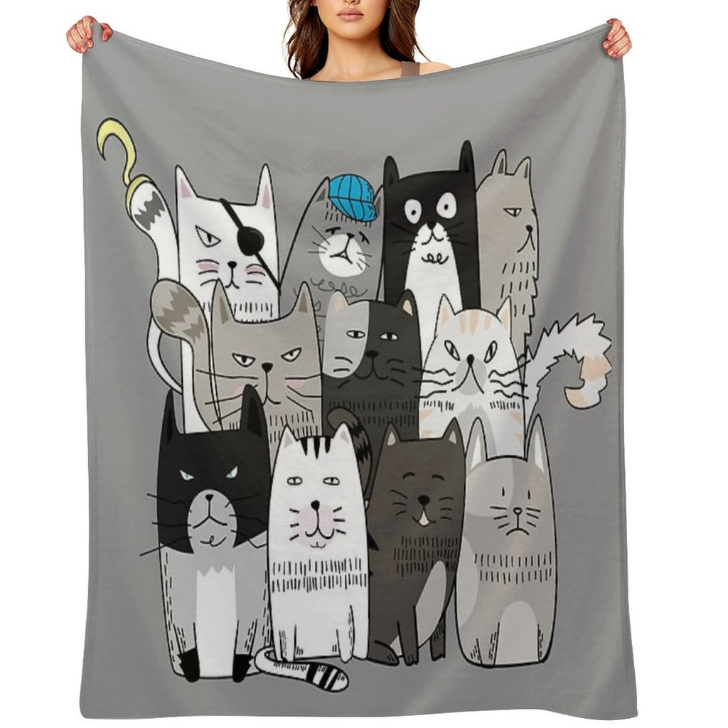 Cats Premium Throw Blanket