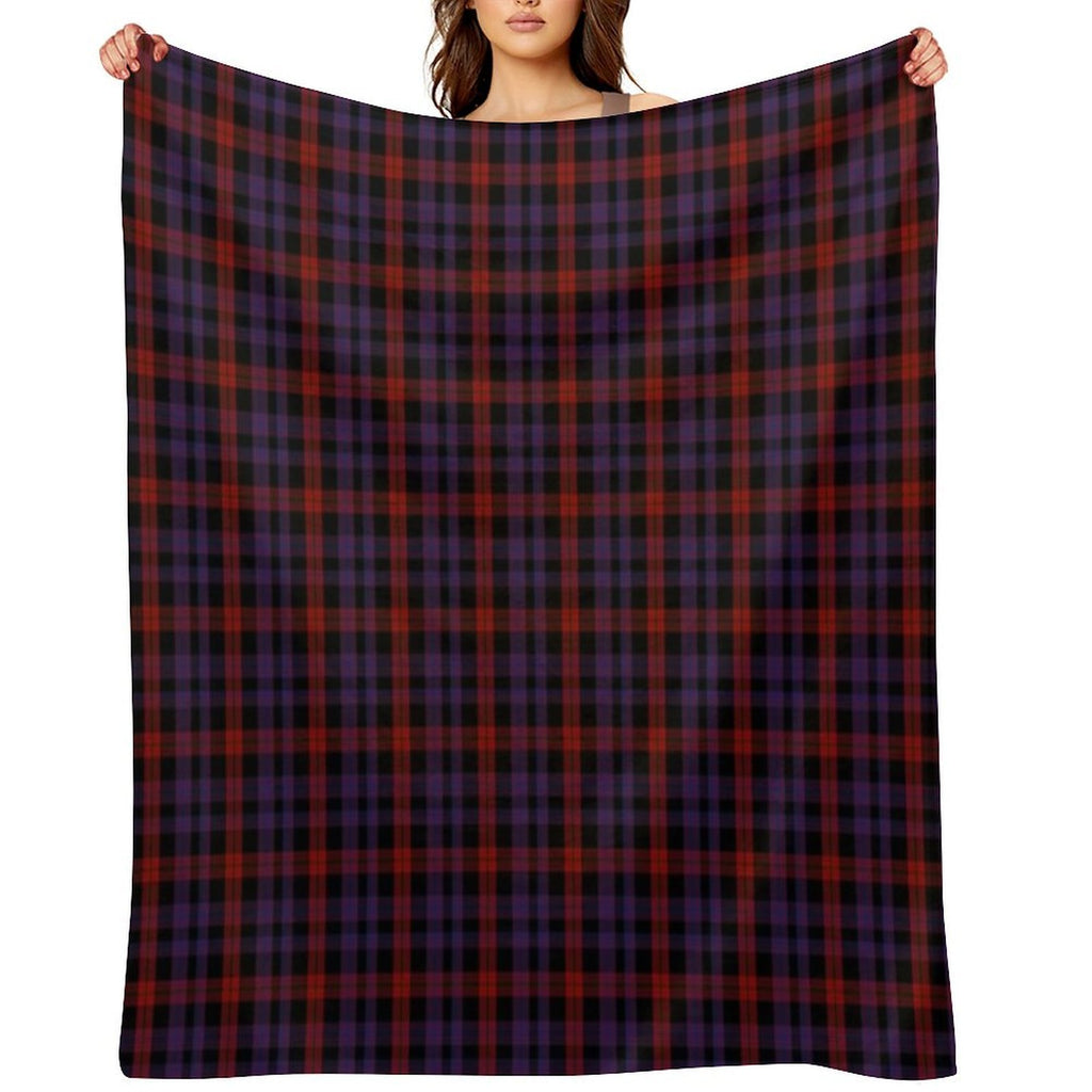 Brown Clan Tartan Eco-conscious Throw Blanket