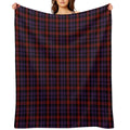 Brown Clan Tartan Eco-conscious Throw Blanket