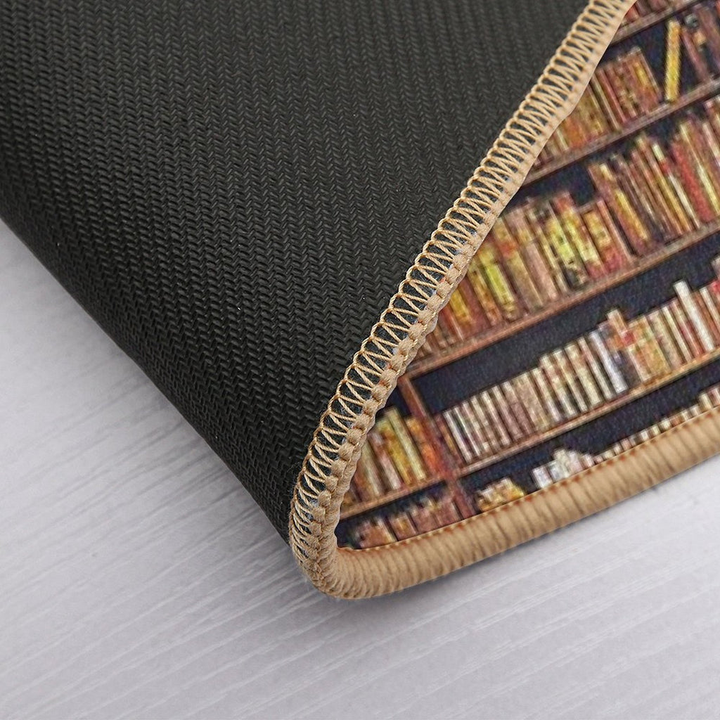 Bibliophile  Fade-Resistant Bath Mat