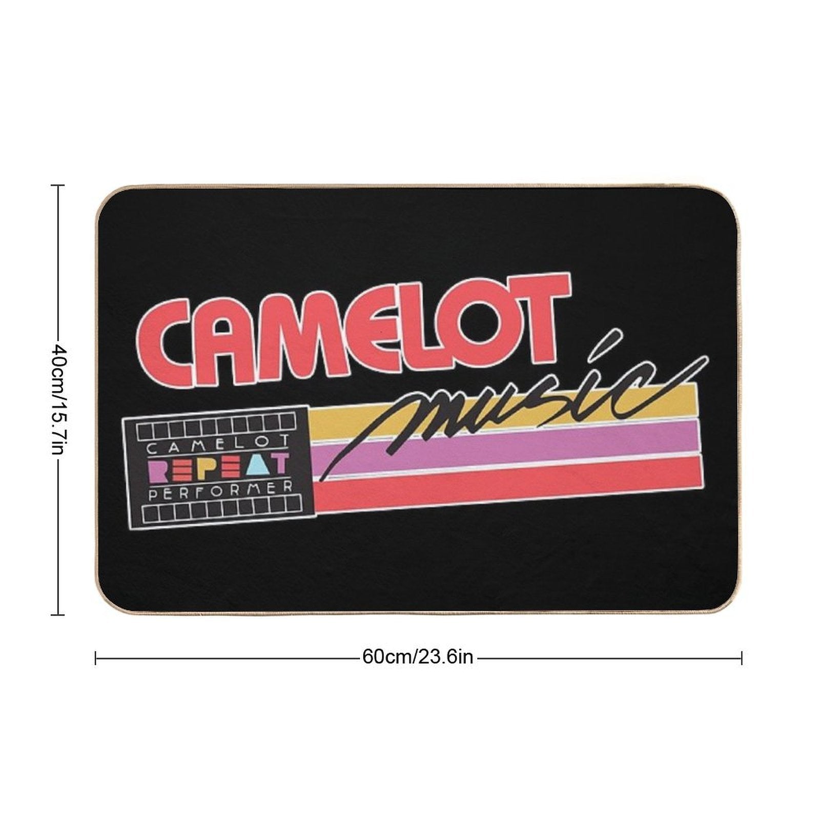 Camelot Music  Slip-Resistant Bath Mat