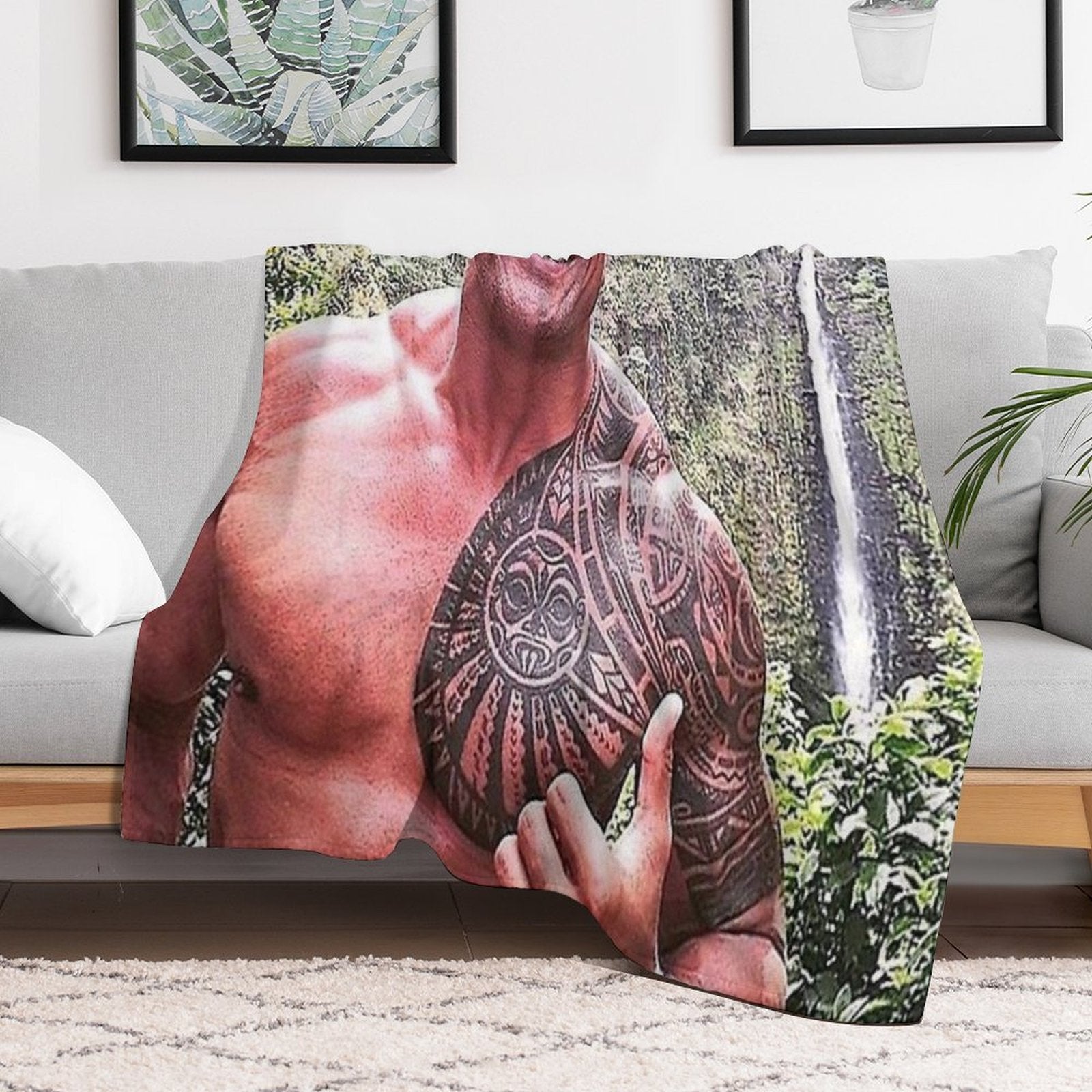 Dwayne Johnson All-season Throw Blanket