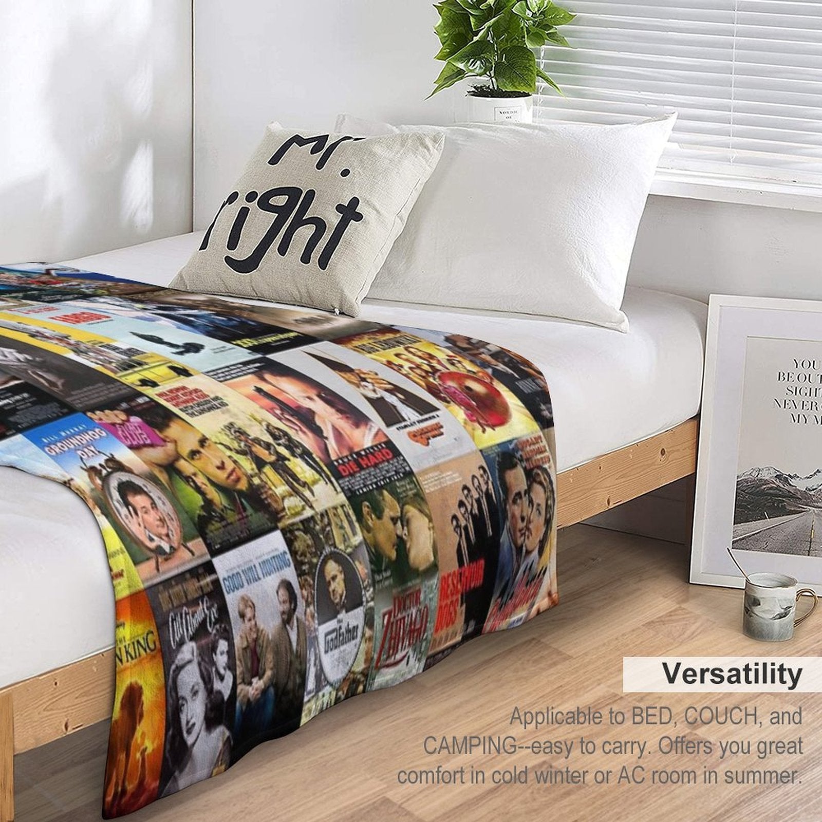 Top Movies All-season Throw Blanket