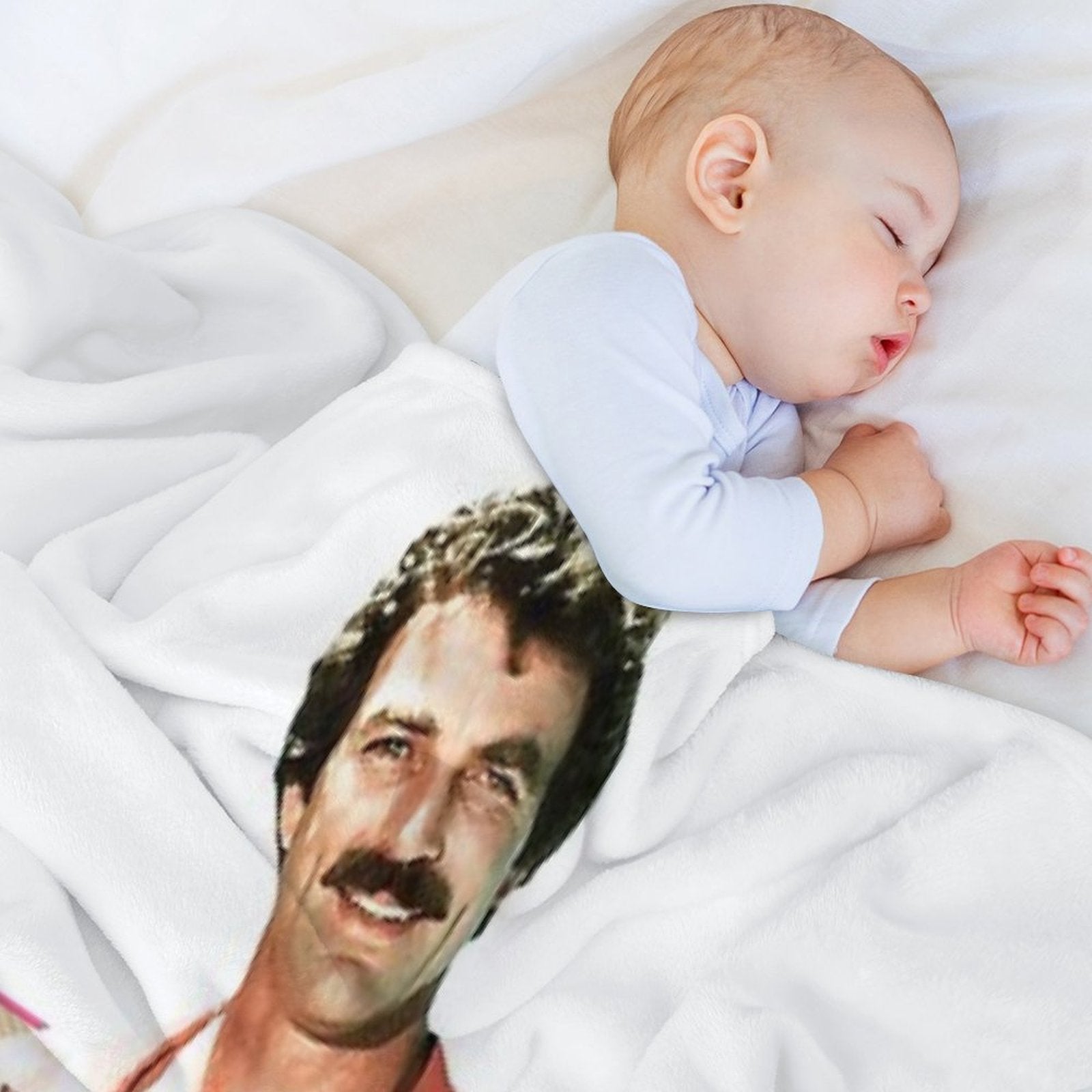 Thomas Magnum - 80s Design Versatility Throw Blanket