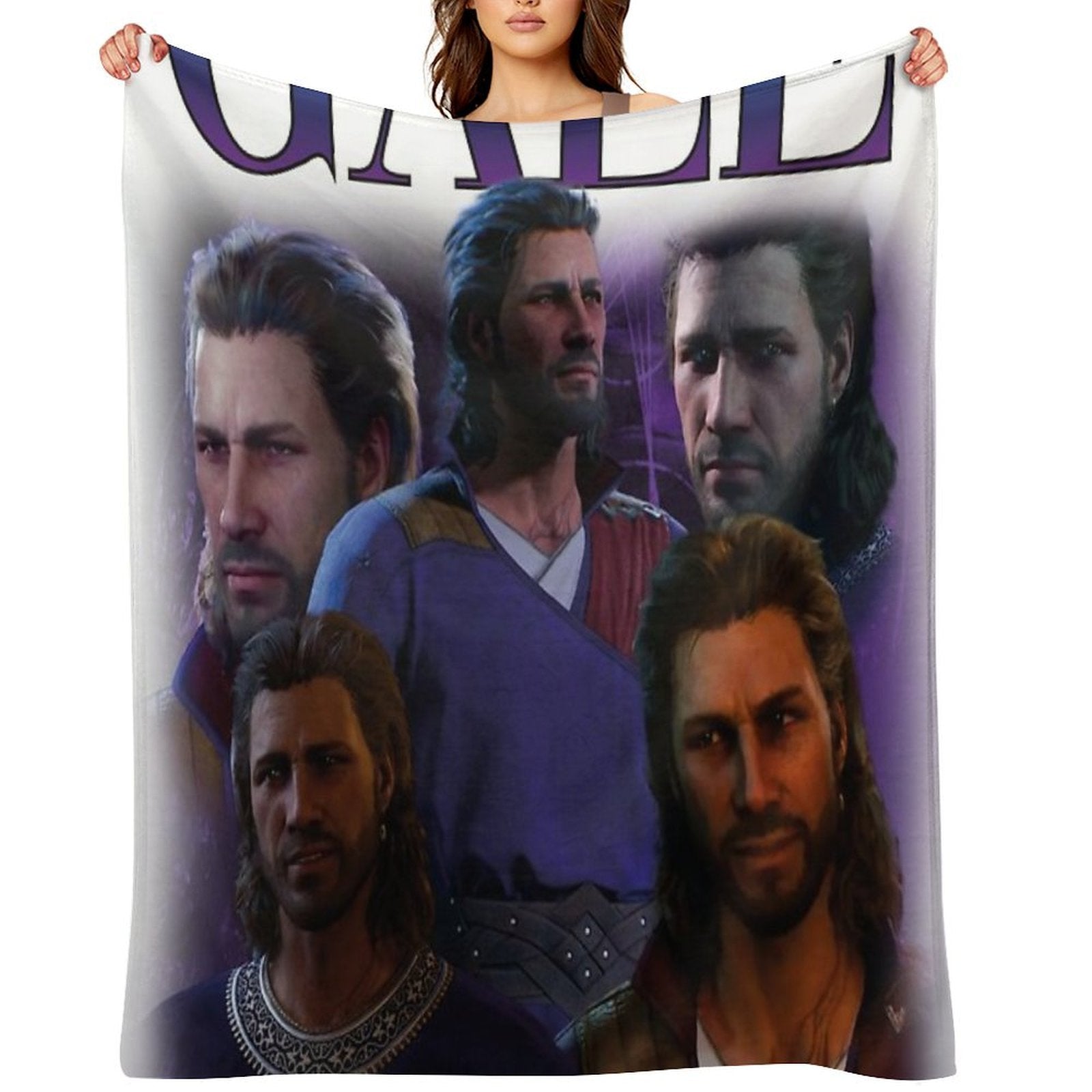 Gale of Waterdeep Eco-conscious Throw Blanket