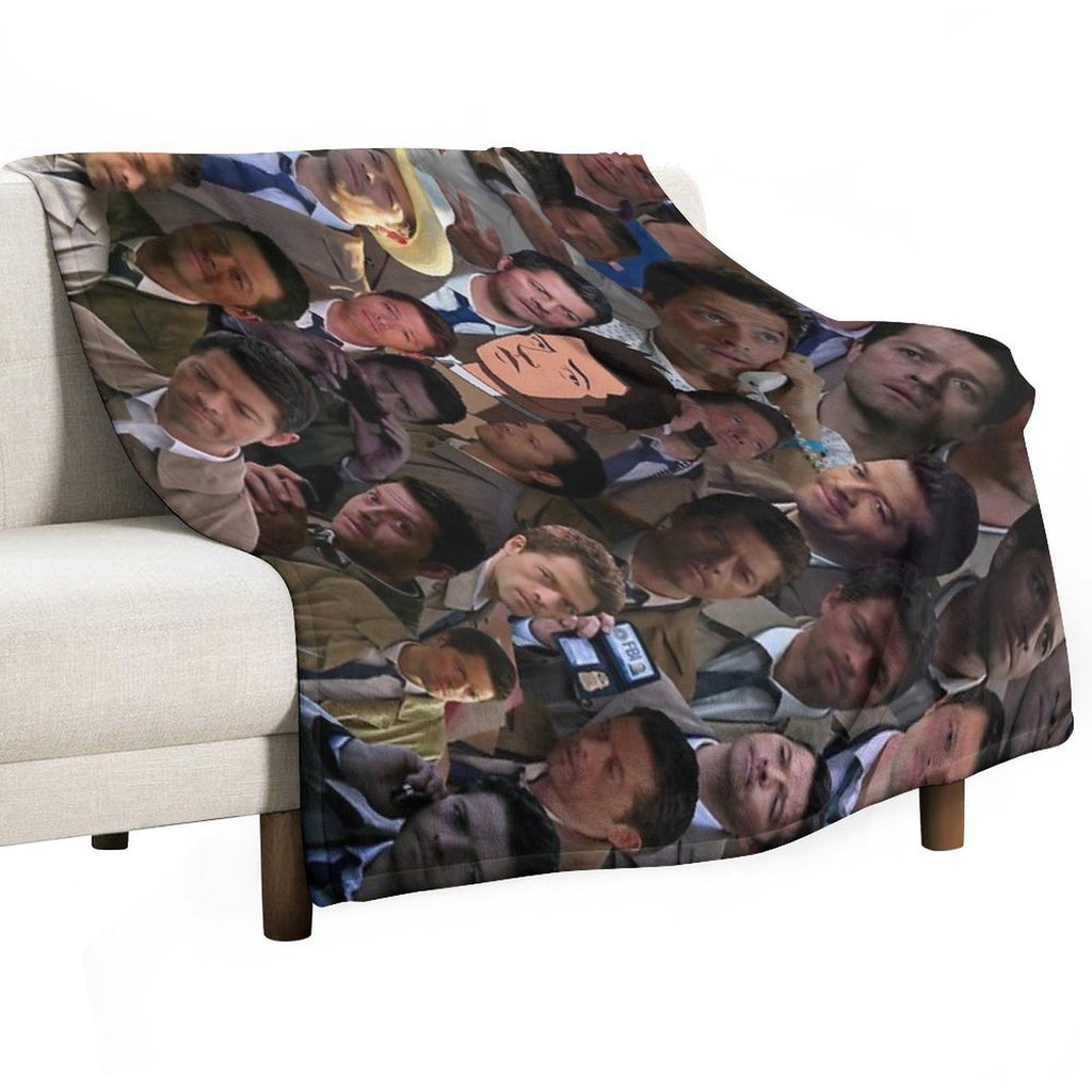 Castiel Collage Blanket All-season Throw Blanket