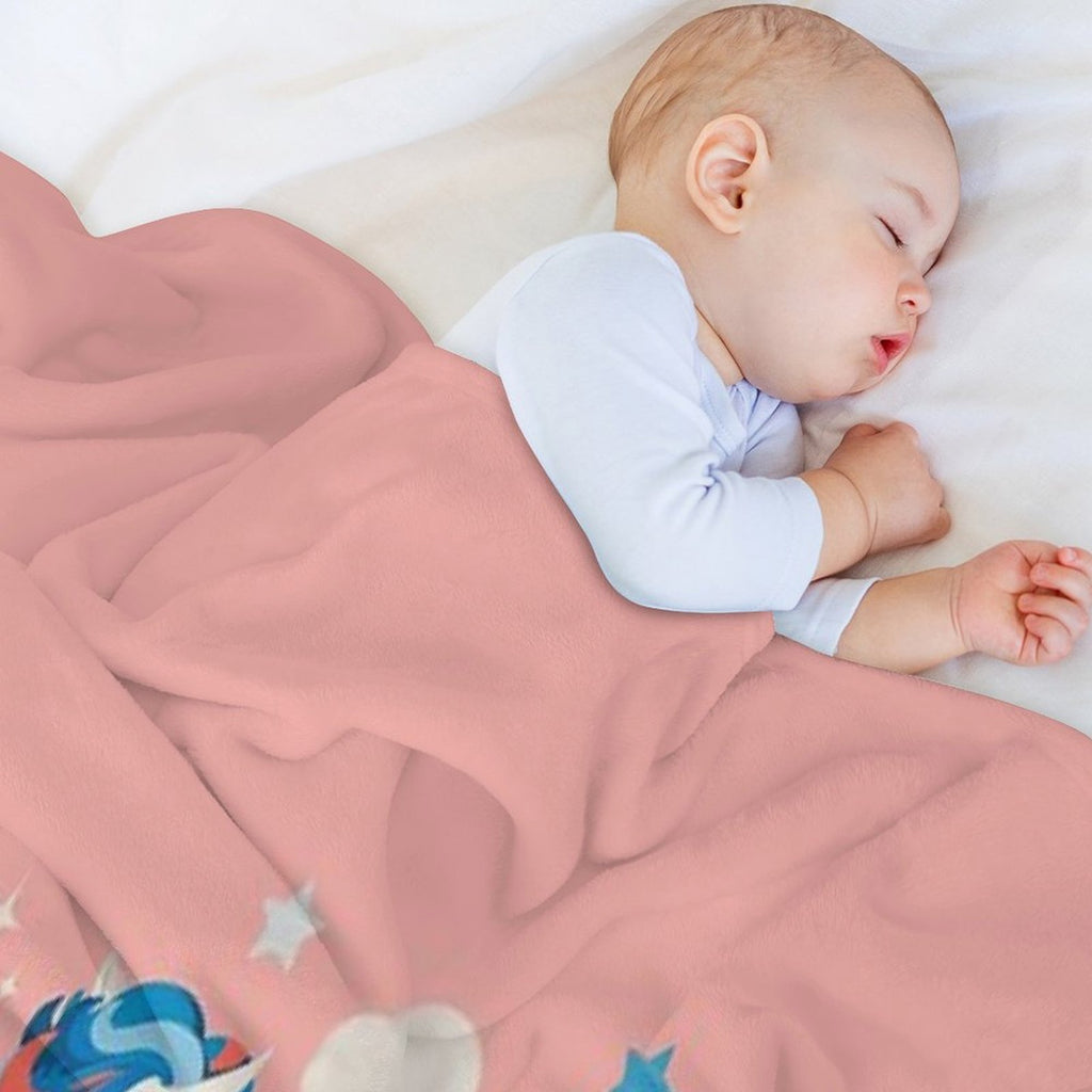 Cute Pony Travel-friendly Throw Blanket