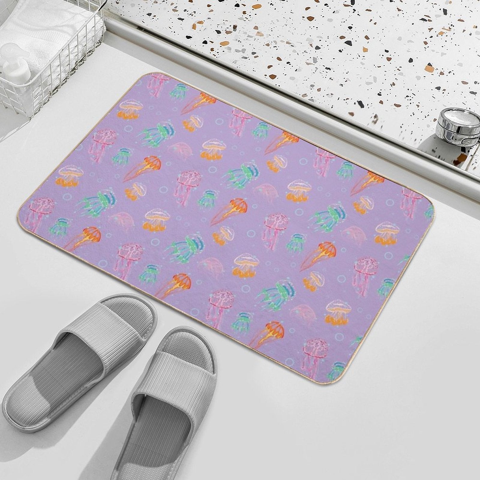 So Jelly  Easy Maintenance Bath Mat
