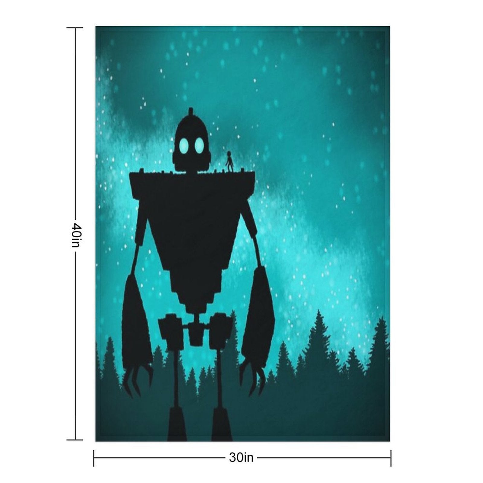 IRON GIANT All-season Throw Blanket