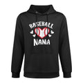 Baseball Nana Heart Family Matching Grandma Mimi Women Unisex Design Hoodie