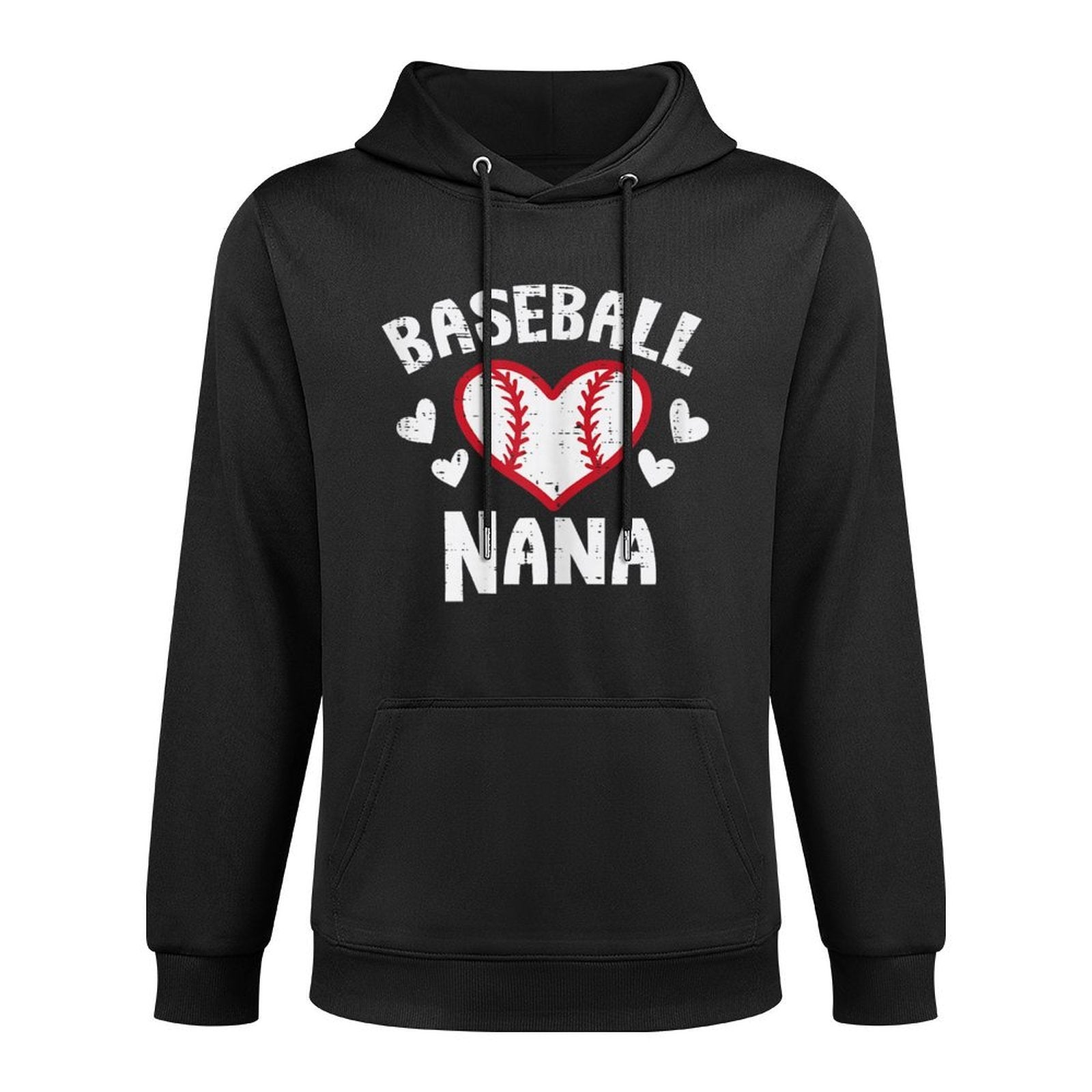 Baseball Nana Heart Family Matching Grandma Mimi Women Unisex Design Hoodie