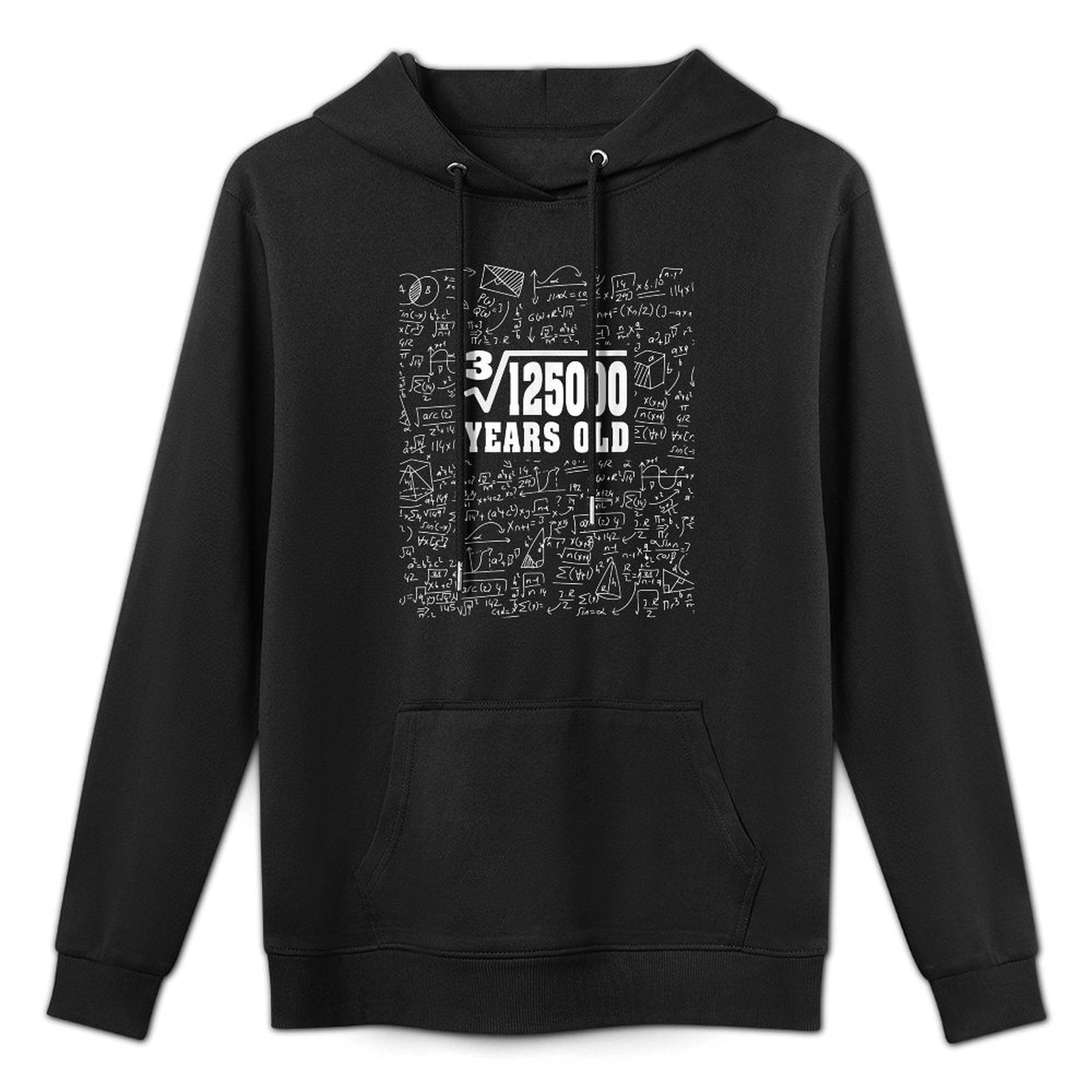 Cube Root Of 125000 50th Birthday 50 Years Old Gift Idea Durable Construction Hoodie
