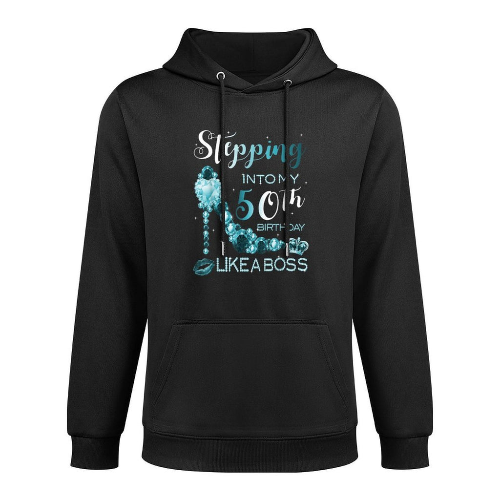 50th Birthday Women Zircon Birthstone December Gift All-Day Comfort Hoodie