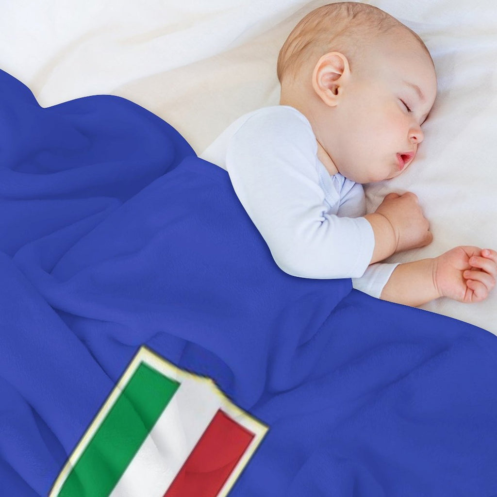 Italia Italian Forza Azzurri Versatility Throw Blanket