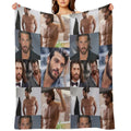 Can Yaman Collage Premium Throw Blanket