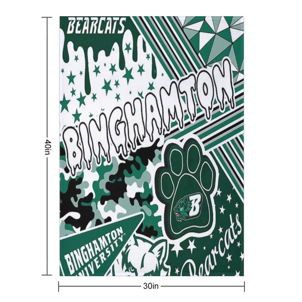 Binghamton University Wrinkle-free Throw Blanket