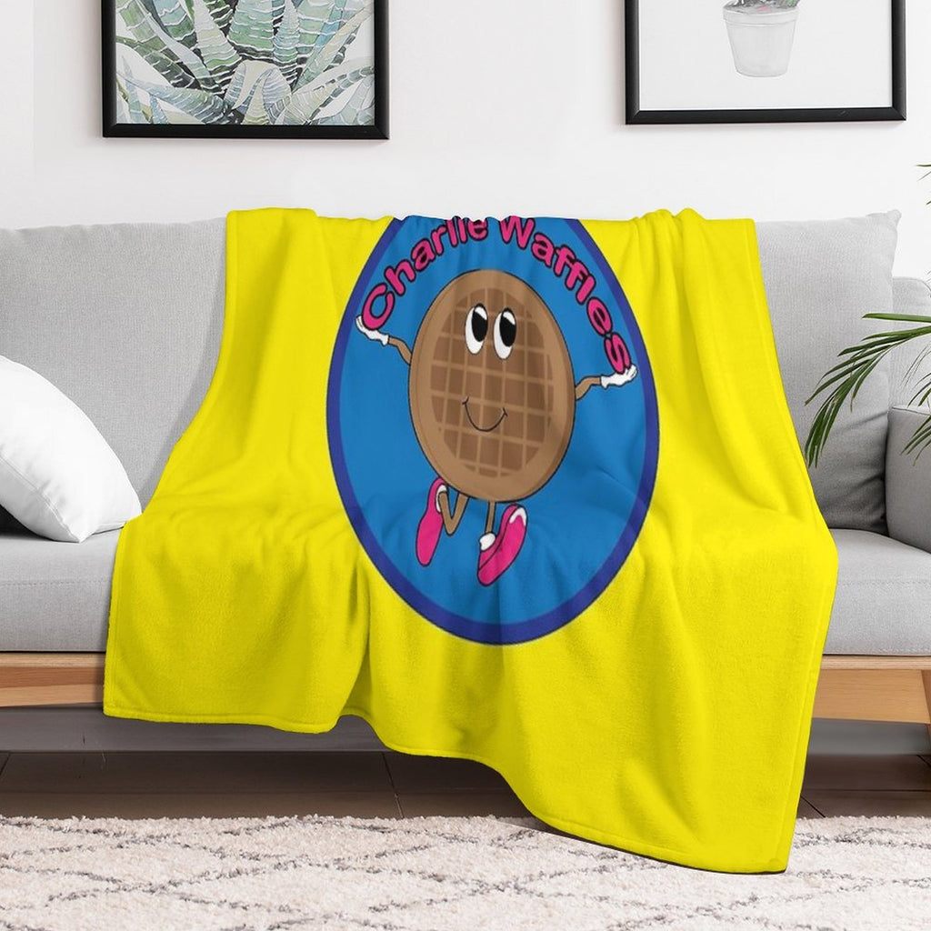 Charlie Waffles! Gift-ready Throw Blanket
