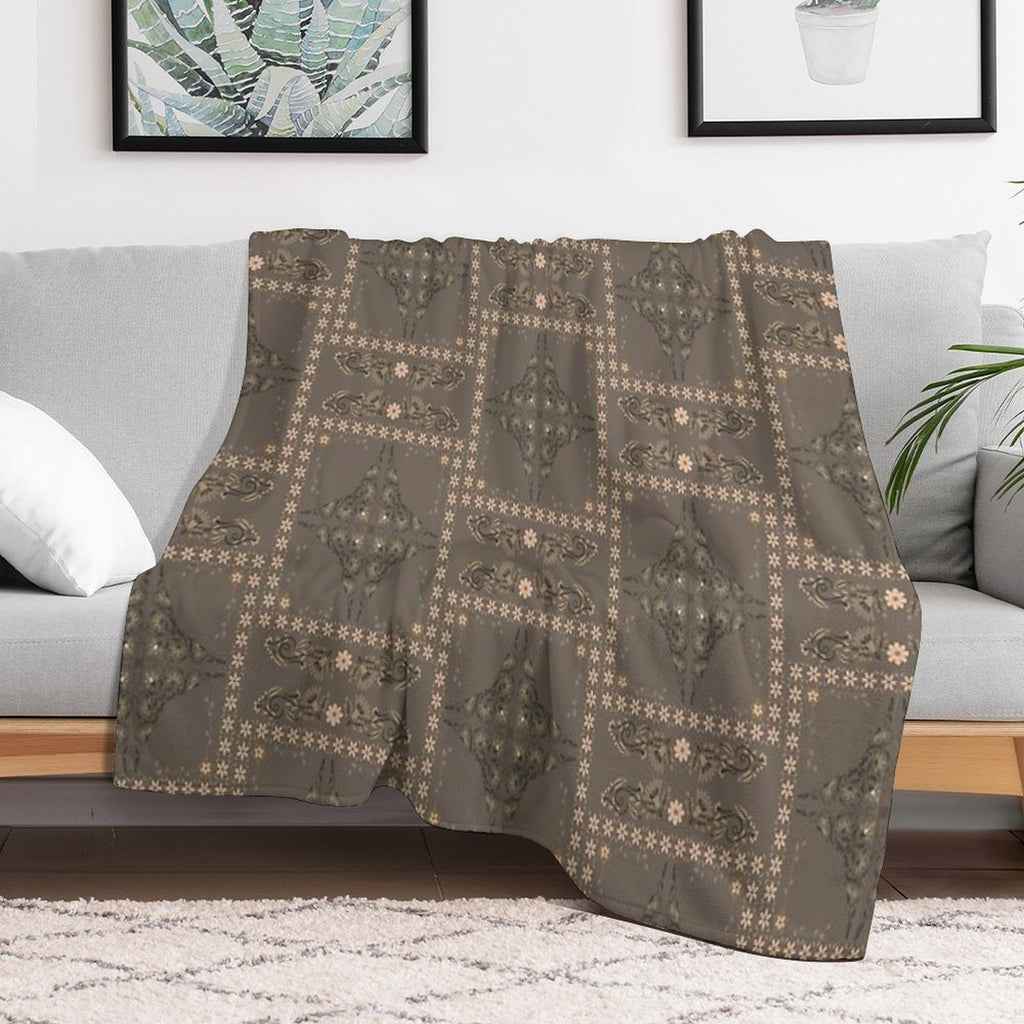 Hallowed Mirror Sustainable Throw Blanket