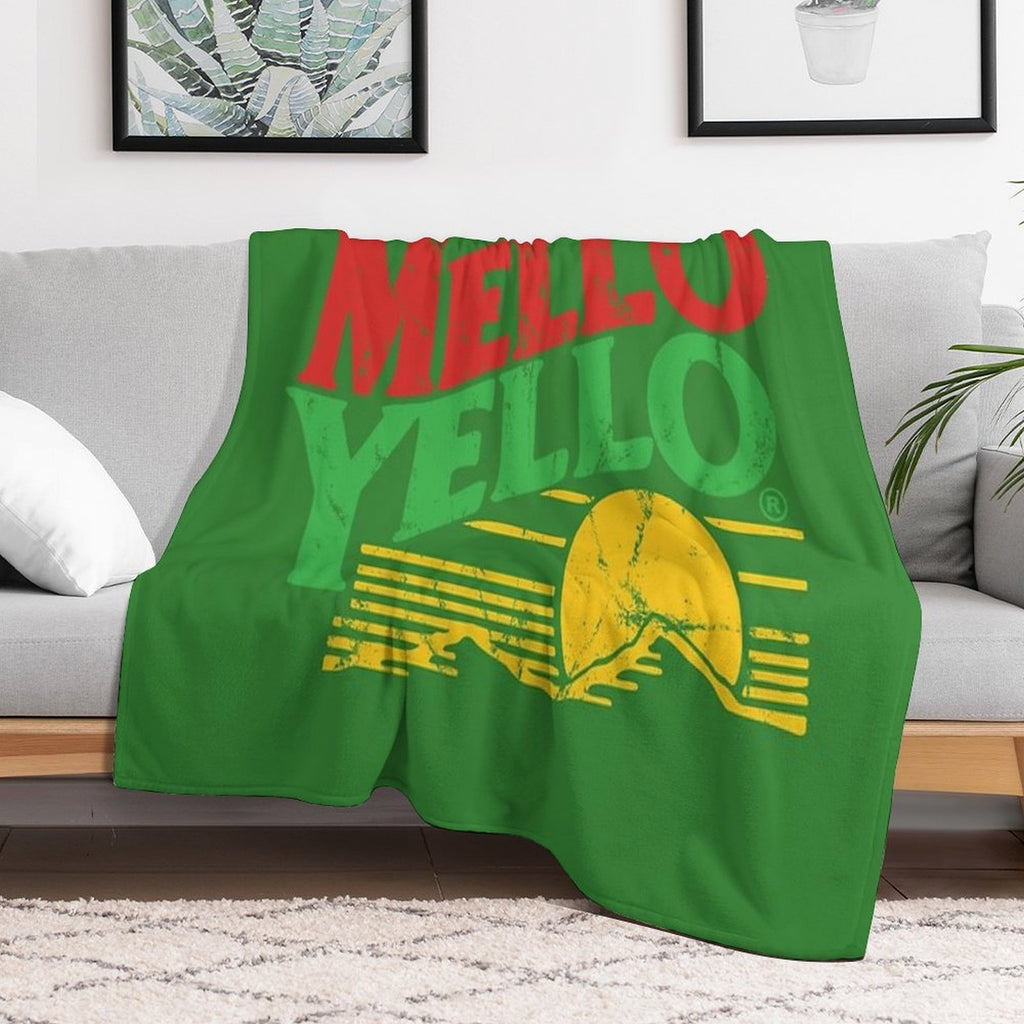 Enjoy Mello Yello (vintage) Quick-dry Throw Blanket
