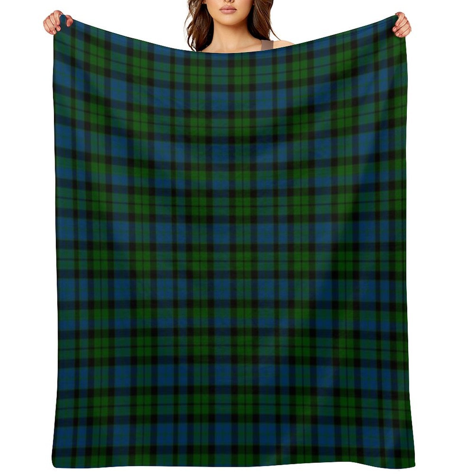 Clan Mackay Tartan Versatility Throw Blanket