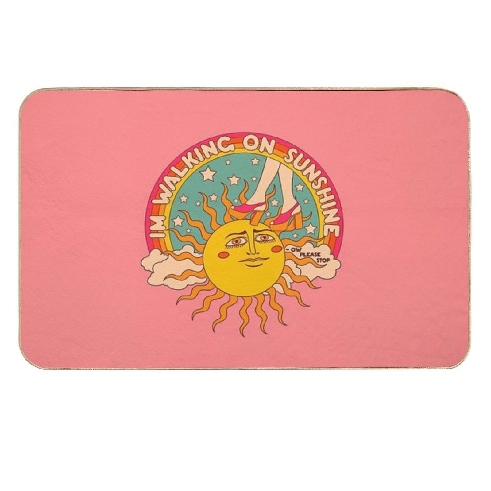Walking on Sunshine  Eco-Friendly Bath Mat