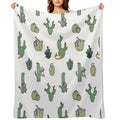 Cacti Cats Multi-functional Throw Blanket